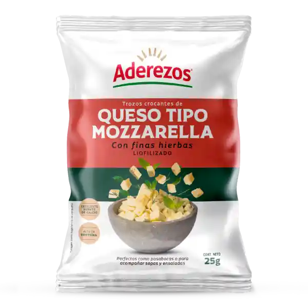 Aderezos Pasaboca Queso Tipo Mozzarella con Finas Hierbas