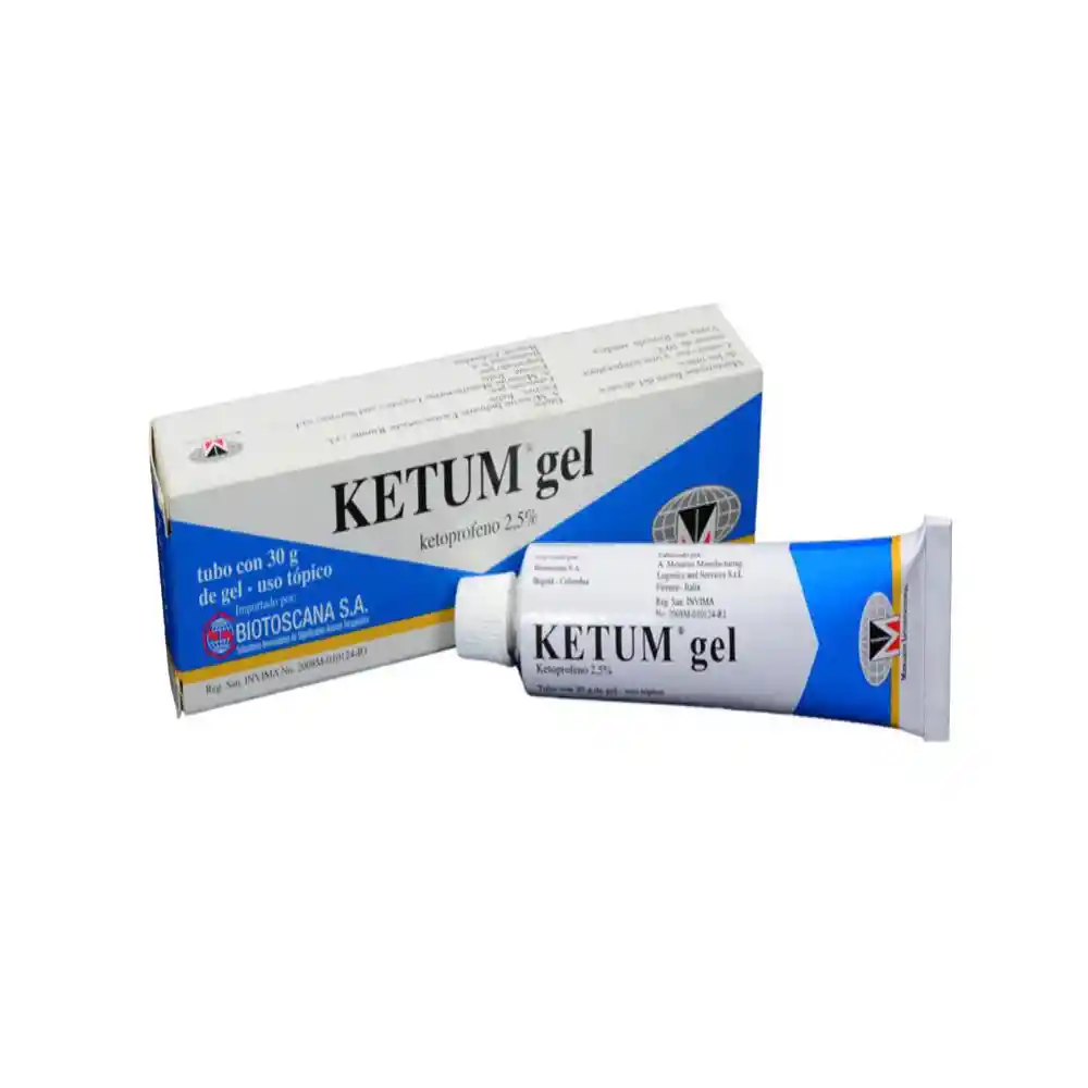 Ketum Gel Tubo 2.5 % X 30Gr Ketoprofeno