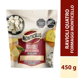 Raviolis Monticellorellenos Con 4 Quesos