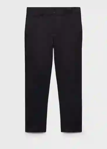 Pantalón Oyster Negro Talla 42 Hombre Mango