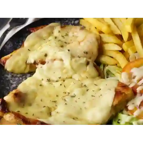 Pechuga Gratinada a 2 Quesos