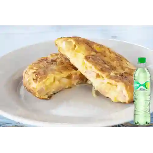 Combo Tortilla Española + Agua Lima Limon Brisa