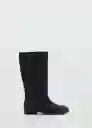Botas Susan Negro Talla 37 Niñas Mango