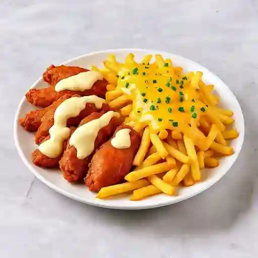 Alitas bbq x10 piezas mixtas