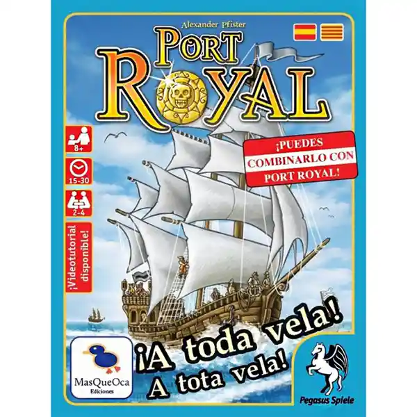 Asmodee Juego de Mesa Port Royal a Toda Vela