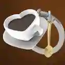 Metalmorphose Llavero Taza de Café y Cuchara