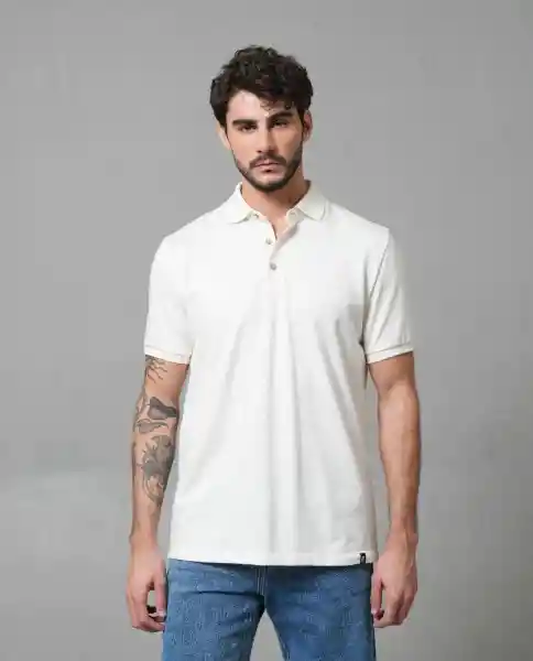 Camiseta Polo Hombre Crudo L 193G001_CRU134403 Rifle