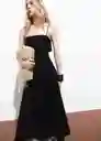 Vestido Nicola Negro Talla S Mujer Mango