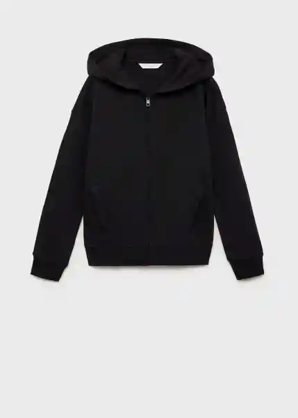 Buzo Sudadera Francia Negro Talla 10 Niños Mango