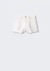 Short Cargo Off White Talla 20 Teen Niñas Mango