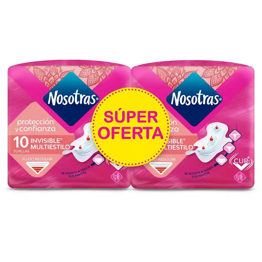 Nosotras Toalla Invisible Multiestilo Oferta 