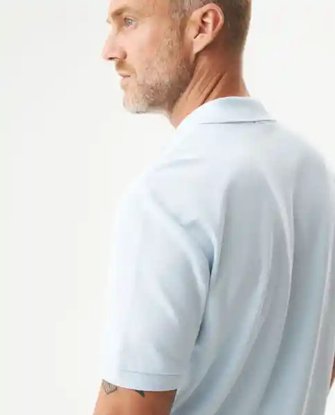 Camiseta Polo Classic Azul Ligero Claro Talla S Chevignon