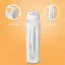 Botella Vidrio Tapa Abatible Pico Asa Blanco 580 mL Serie Miniso