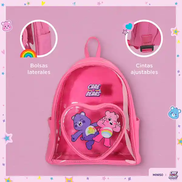 Maleta de Moda Colección Care Bears Rosa Miniso