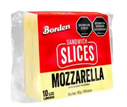 Borden Queso Imitación Sabor Mozzarella