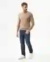 Suéter Togs Basic cr Masculino Café Desierto Claro TM Chevignon