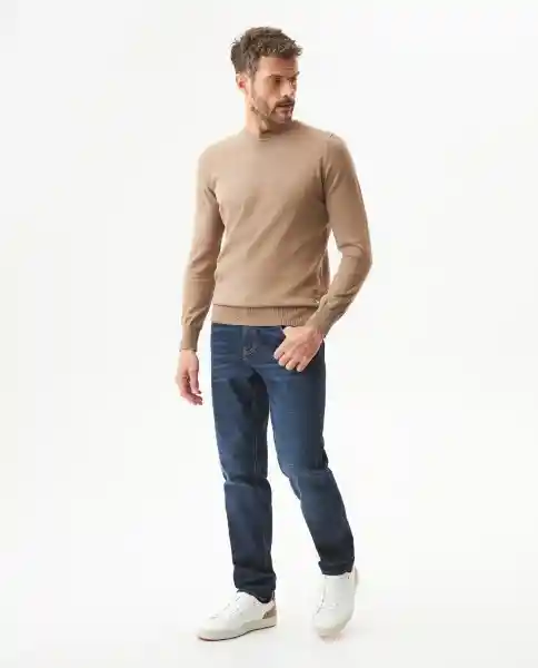 Suéter Togs Basic cr Masculino Café Desierto Claro TM Chevignon