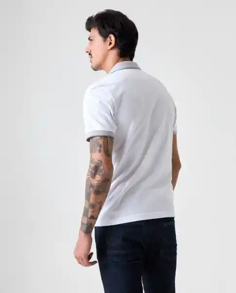 Camiseta Polo Hombre Blanco T. M 802G001_BLA110601 Americanino