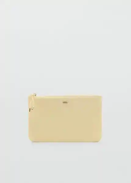 Neceser M Sorbete Amarillo Pastel Talla 99 Mujer Mango