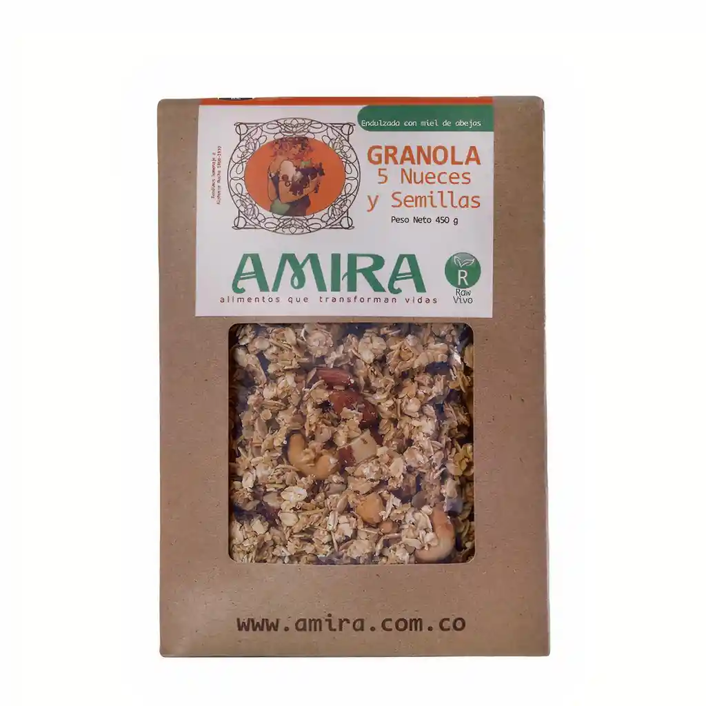 Amira Granola 5 Nueces