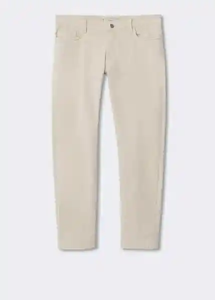 Pantalón Ibiza Beige Talla 48 Hombre Mango