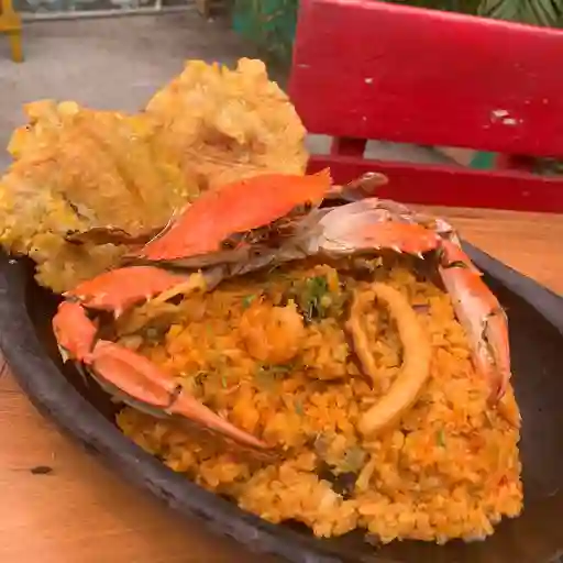 Arroz caldoso de mariscos