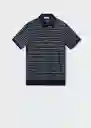 Camiseta Polo Irons Navy Talla S Hombre Mango