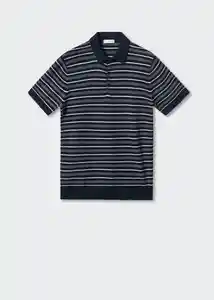 Camiseta Polo Irons Navy Talla S Hombre Mango