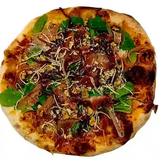 Pizza serrano rúgula personal 24 cm