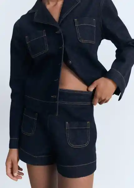 Short Livia Tejano Soft Talla S Mujer Mango