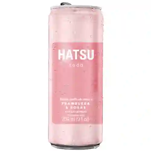 Soda Hatsu Frambuesa y Rosas 269 ml