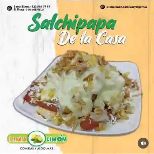 Salchipapa de la Casa
