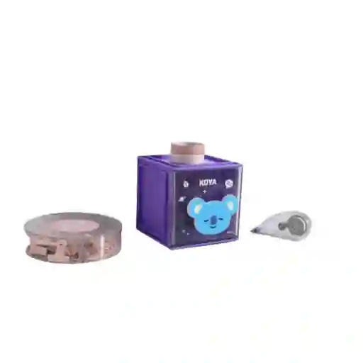 BT21 Organizador Plastico Forma Cubo Pequeño Koya