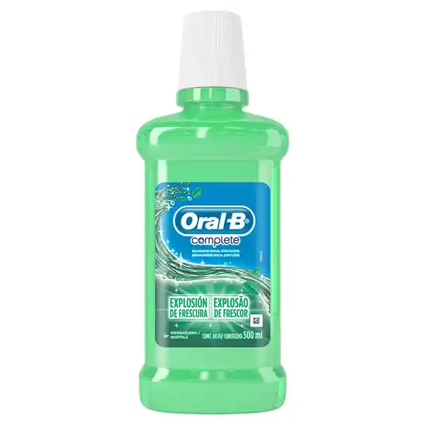 Oral-B Complete Explosión de Frescura Hierbabuena Enjuague Bucal 500 ml