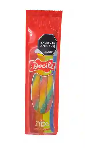Docile Caramelo Regaliz de Colores Canudinho