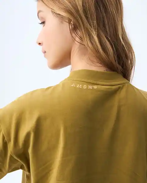 Camiseta Mujer Verde Talla M 601G002_VER170836 Americanino