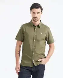 Camisa Oxford Duck Verde Galeras Ultraoscuro M Chevignon