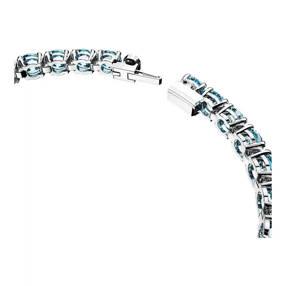 Pulsera Matrix Azul M AQUA/RHS M Swarovski