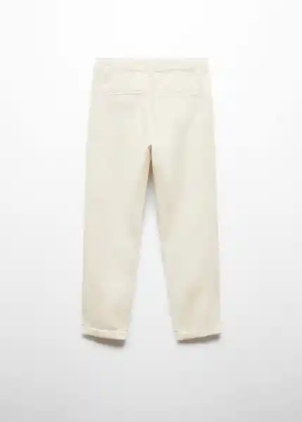 Pantalón Nico Beige Talla 10 Niños Mango
