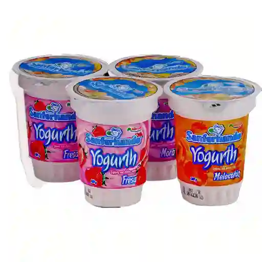 San Fernando Yogurt Fresa Y Melocotón