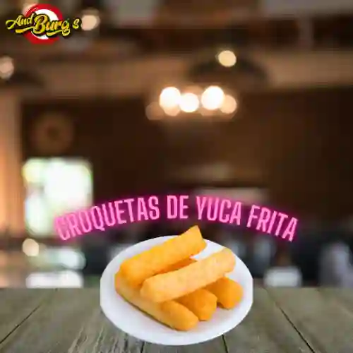 Porcion de Croquetas de Yuca Frita