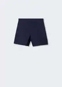 Short Malu5-h Navy Talla 34 Mujer Mango