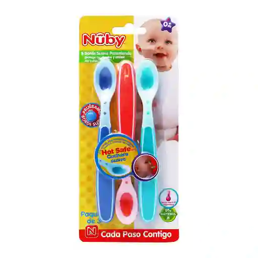 Nuby Cucharas Hot Safe