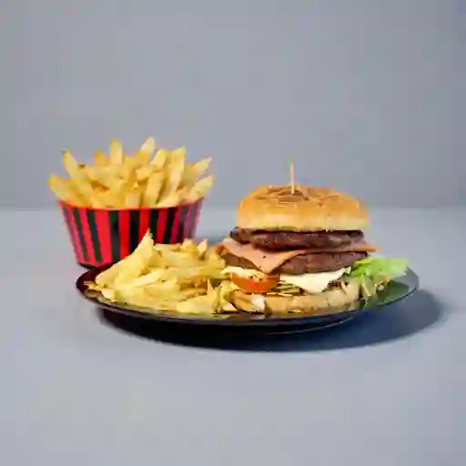 Hamburguesa Doble