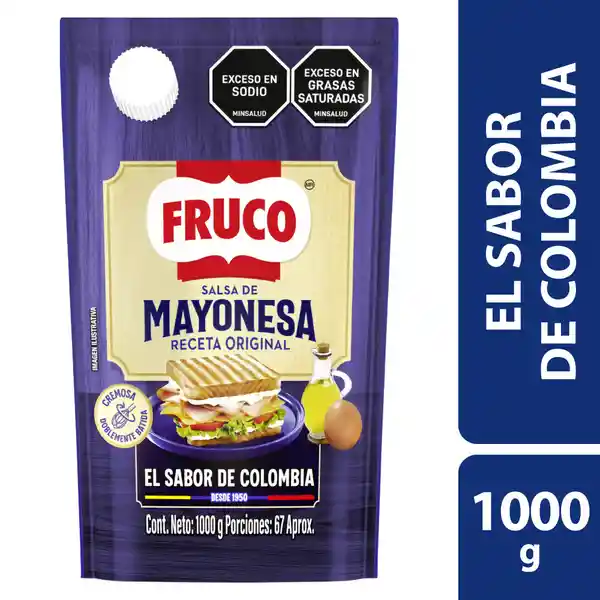 Salsa de Mayonesa Fruco Doypack 1000 g