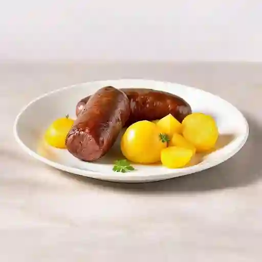 Morcilla 2 con Papa Criolla