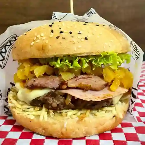 Hamburguesa Yupa Hawaina