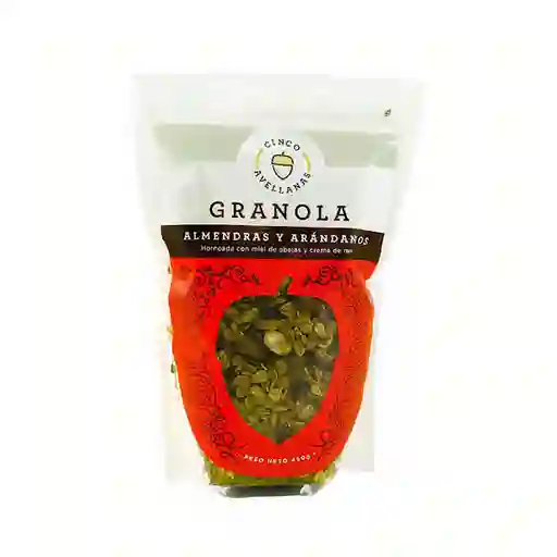 Cinco Avellanas Granola Almendras y Arandanos