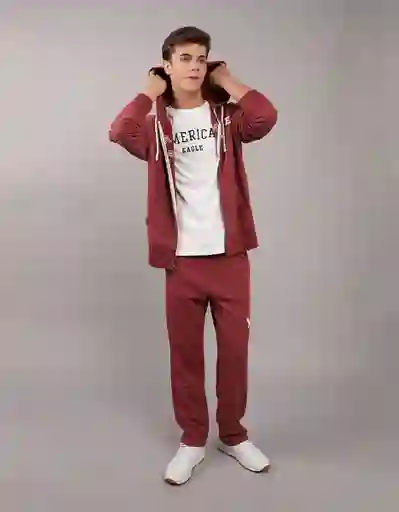 Buzo Hombre Rojo Talla: LARGE 2334608 American Eagle