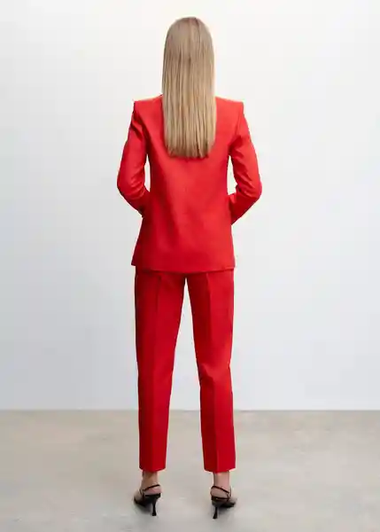 Blazer Americana Tempoli Coral Talla S Mujer Mango